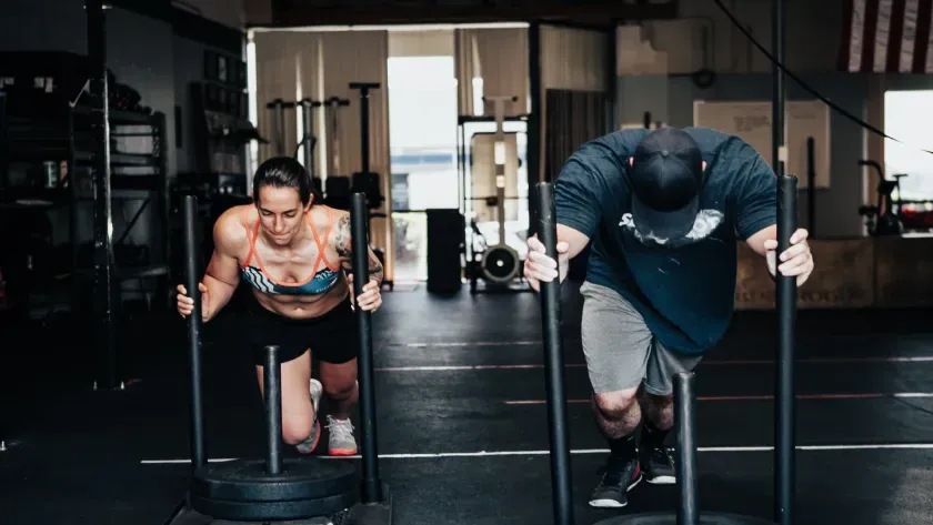 Members training at CrossFit Erie